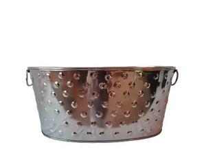 Seau à glace en métal luxueux avec gravure à la main, design moderne, écologique, qualité supérieure, pour les fêtes - Product Image 3