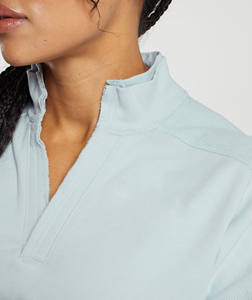 100% coton 465GSM poids lourd col en V sweat surdimensionné goutte épaule pull bleu clair décontracté haut Streetwear - Product Image 5