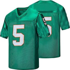 <b>Men's</b> Polyester Rugby Jersey with Breathable Mesh Design Short Sleeve American Football Uniform Plus Size Available - Product Image 1