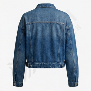 Chaqueta Vaquera para Hombre, Diseño Personalizable en Color y Estilo, Cuello Alto, Reversible, Tejido de Algodón Resistente, Prenda de Invierno de Alta Calidad - Product Image 4