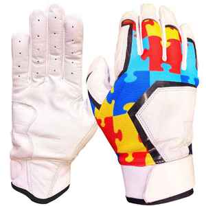 Gants de frappe de baseball à séchage rapide de haute qualité OEM Logo personnalisé Vente en gros de couleur orange de rasheed mfg co - Product Image 2