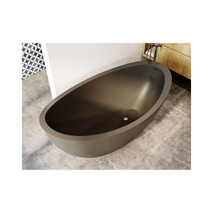 Jestone Independiente Moderno Hotel Muebles de baño Buen precio Mármol-acrílico Bañera estándar para remojo Independiente - Product Image 1