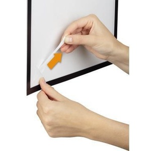 Magnetic Plastic Frame for DIN A4 Wallpapers Durable Black 4 Adhesive <b>Strips</b> Polypropylene/Polyethylene/<b>PVC</b>-U - Product Image 3