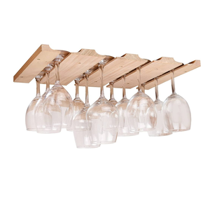 Support en verre en bois avec support en verre 6 pièces avec support pour taille personnalisée et forme ronde et Offre Spéciale - Product Image 5