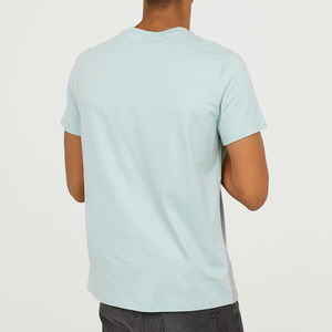 เสื้อยืดแนวสตรีทระบายความร้อนสำหรับผู้ชายเสื้อยืดระบายอากาศวัสดุทนทานสำหรับฤดูร้อนสีขาวมีโลโก้ตามสั่ง - Product Image 6