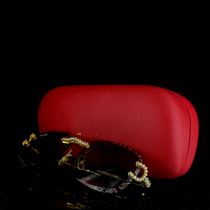 Lunettes de soleil Premium Triple Cross Bridge Moissanite, testées au diamant, protection UV400, pour hommes, bijoux Hip Hop personnalisés, légères et complètes - Product Image 3