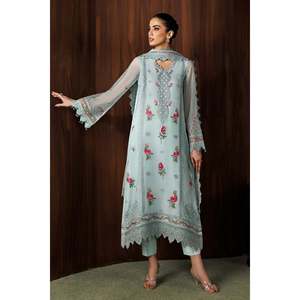 <b>Women's</b> Embroidered Chiffon <b>Suit</b> Set SF-4438 - Product Image 1