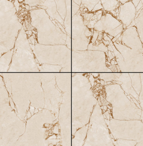 Azulejos de Pared Vitrificados Esmaltados de Cerámica de la Serie Mármol con Acabado Brillante Clásico de 600x600 mm, Antideslizantes para Sala de Estar - Product Image 5