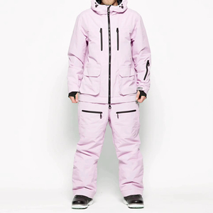 Conjunto de Chaquetas de Snowboard Personalizadas |   Chaqueta de Esquí Impermeable con Cremallera y Pantalones de Mono con Logotipo Personalizado |   Conjunto de 2 Piezas Cálido, Transpirable y Cortavientos - Product Image 1