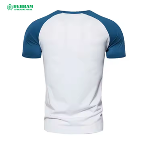 T-shirt basique décontracté pour homme, col rond, 100% laine noire, coupe ajustée, manches courtes, écologique, respirant, prix bas, très tendance - Product Image 6