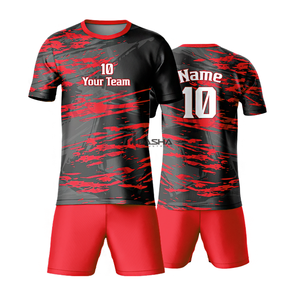 Uniformes de Fútbol Personalizados por Sublimación de Primera Calidad al por Mayor 2024, Otros Materiales, Secado Rápido, Cuello Redondo, Unisex, Transpirables - Product Image 4