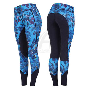 Leggings de Equitación para Mujer, Pantalones de Montar a Caballo con Sublimación, Material de Spandex y Poliéster - Product Image 1