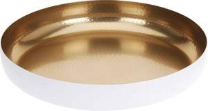 Elegante Bandeja de Hierro Metálica Grabada a Mano con Acabado de Latón Antiguo para Servir Té, Café y Aperitivos con Sofisticación - Product Image 2