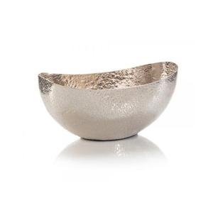 Frutero de mesa pulido de níquel de diseño, cuenco de servicio de comida con Base de mármol y acero inoxidable de alta calidad - Product Image 1