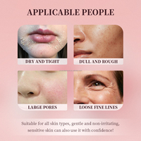 8 en 1 Vente à Chaud Naturel Curcuma Acide Kojique Éclaircissant Blanchiment Rétinol Hydratant Réparation Anti-âge Coréen Ensemble de Soins de la Peau