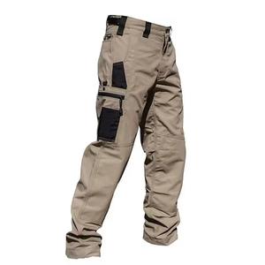 Winter Casual <b>Pants</b> Men Sweatpants Eco-Friendly Breathable 100% Cotton Canvas <b>Cargo</b> Trousers Outdoor Multi-pocket Windproof - Product Image 4