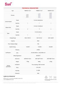Sunplus 215KWh Lifepo4แบตเตอรี่51.2V 280Ah 0.5C 1C 51.2V ระบบเก็บพลังงาน100Ah 20FT ภาชนะ40ft bess - Product Image 5
