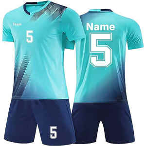 Vêtements de football personnalisés pour hommes, combinaison d'entraînement, maillot à manches courtes et shorts, nouvel ensemble de vêtements d'uniforme - Product Image 4