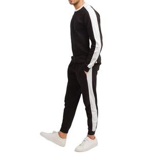 Ensemble de survêtement léger en coton à col rond pour homme, vêtements de sport d'hiver écologiques, pantalon de jogging avec options personnalisables, prix inclus - Product Image 4