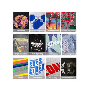 Streetwear personnalisé poids lourd lavé t-shirts O cou épais 100% coton Hip Hop coupe ample imprimé lavage à l'acide T-Shirt pour hommes - Product Image 5