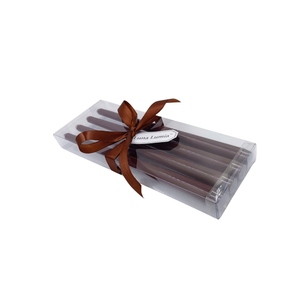 Juego de velas cónicas de 12 pulgadas personalizadas con aroma, Etiqueta Privada, cera, parafina, palo largo para Año Nuevo, decoración del hogar, iluminación de boda - Product Image 1