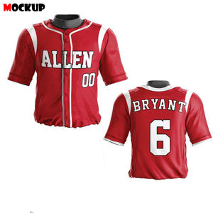 ชุดเบสบอลราคาส่งถูกแบบสั่งทำพิเศษ ระบายอากาศได้ดี ไซส์ใหญ่ สำหรับทีมผู้ใหญ่ พร้อมลายพิมพ์ - Product Image 2