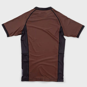 Customized Short <b>Sleeve</b> Pullover Polyester Rash Guard <b>Compression</b> <b>Shirts</b> for Adult Boys with Custom Logo - Product Image 2