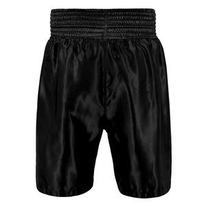Top Selling <b>High</b> Quality Black Polyester Material <b>Knee</b> Length Boxing Shorts for Sale Custom Made Men Boxing Shorts - Product Image 3
