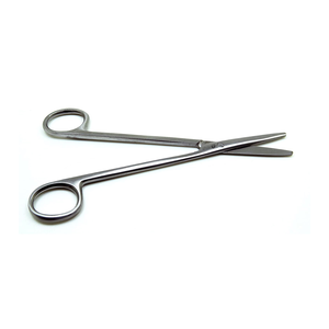 Pince à piercing médicale droite émoussée chirurgicale manuelle en acier inoxydable pansement ciseaux à pansement - Product Image 6