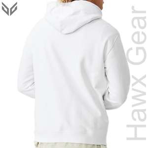 Sweats à capuche légers en coton/polyester doublés respirants pour hommes du fabricant pakistanais couleur unie col à capuche teint uni hiver - Product Image 2