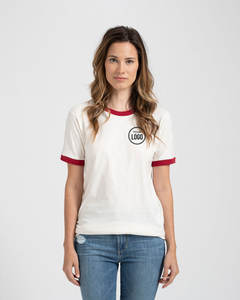 Venta de camiseta personalizada Next Level 3604 Ringer Men Ringer Athletic Diseño duradero antiencogimiento con camiseta con opción de logotipo personalizado - Product Image 4