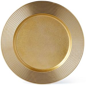 Placa de cargador de metal de diseño mate moderno elegante para recepciones de bodas elegantes banquete catering Configuración de comedor de lujo - Product Image 4