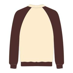 Autismo conciencia corazón rompecabezas Chenille bordado Neutral cuello redondo mangas raglán pulóver sudadera Unisex algodón polar - Product Image 3