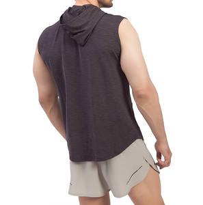 2025 nouveauté hommes entraînement à capuche débardeurs sans manches gymnastique entraînement sweats à capuche musculation Muscle coupé sweat à capuche - Product Image 3