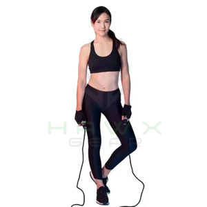 Conjunto de Fitness de gimnasio de algodón 100% para mujer, Sujetador deportivo de Yoga sin costuras de LICRA elástico de secado rápido, pantalones cortos de motorista, nuevo para deportes y Yoga - Product Image 3