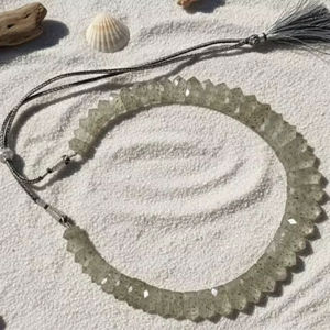 Collar de Cuentas Hecho a Mano para Mujer, Cuentas Azules Brillantes, Estilo Nano Gemstone Natura, 20% de Descuento y Regalo, Collar de Piedras Preciosas Naturales - Product Image 2