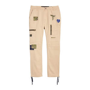 Marque privée Pantalons cargo pour hommes à vendre Pantalons cargo pour hommes de couleur unie Pantalons cargo multi-poches - Product Image 1