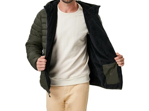 Men 2026 Winter New Breathable Men's Fashion Winter Overcoat Casual Hooded <b>Thick</b> Puffer <b>Jacket</b> Warm Business - Product Image 4
