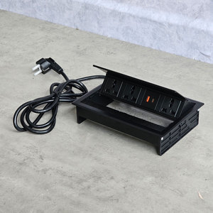HOEXH303AC In-Desk Power <b>Socket</b> <b>with</b> Flip-Up Lid Convenient Access for Women's Coats - Product Image 2