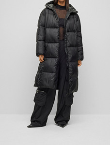 100% Polyester Shiny Bubble Fabric Camouflage Waterproof Breathable Embroidery Cotton Premium Quality <b>Women's</b> Puffer <b>Jacket</b> - Product Image 5