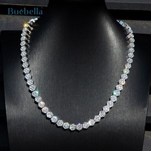 Offre Spéciale 14K plaqué or 925 plaqué argent 8mm Moissanite diamant hexagone chaîne de tennis pour hommes - Product Image 3