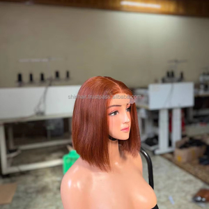 Perruques cheveux humains Lace Front 2x6 Lace Bob Natural Straight 8-14 pouces Cheveux humains noirs pour femmes - Product Image 1