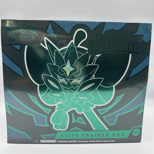 Oferta de Descuento: Pokémon TCG Escarlata y Violeta: Mascarada del Crepúsculo - Caja de Entrenador Élite Sellada al por Mayor - Product Image 1