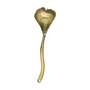 Premium Hot Sale Handmade Leaf Shape Embossed Design Tea <b>Coffee</b> <b>Spoon</b> For Parties - Product Image 1