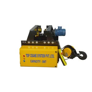 Polipasto Eléctrico de Cable Metálico de 5 Toneladas para Grúa Industrial, Equipo de Elevación de Servicio Pesado Tipo Elecon con Control Remoto y Cuerpo MS - Product Image 1