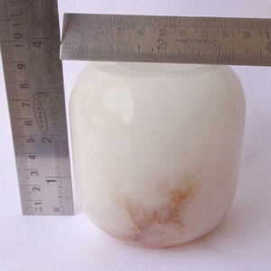 Support de bougie en marbre d'albâtre fait à la main par un fournisseur indien qui rehausse la beauté de votre table à manger au meilleur prix fabricant - Product Image 3