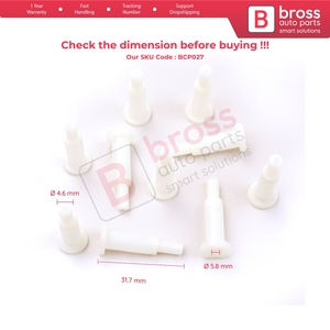 BCP027 10 Piezas de Cuerda de Repuesto para Mecanismo de Elevalunas Tipo BCP027 - Product Image 5