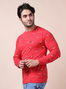 Ultimate Comfort Stylish Fit Venta caliente Red Loopknit Sudadera 100% algodón Mangas completas Ropa de todo el día para la temporada de invierno ODM - Product Image 5