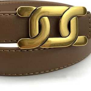 เข็มขัดหนังขัดเงาพร้อมหัวเข็มขัดแข็งแรงเพื่อการสวมใส่ที่แน่นหนา ปรับแต่งสีและโลโก้ได้ คุณภาพสูง 100% ทุกขนาด - Product Image 5