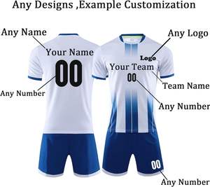 Özel yüksek kaliteli erkek futbol takımları forması Set takım eğitimi futbol forması Sialkot üreticisi - Product Image 6